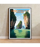 Khai Phing Kun Travel Poster, Thailand Wall Art, Thailand Print, Khai Phing Kun 