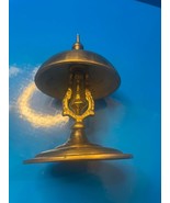 Vintage Victorian Style Brass Hotel Service Help Counter Front Desk Ding... - $19.80