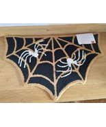 LOLOI Spooky Season Halloween Spider Web Accent Rug 20&quot; x 32&quot; - £50.76 GBP