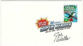 Joe Giella SIGNED Green Lantern #4 DC Comics USPS FDI Art Stamp ~ Silver... - £39.10 GBP