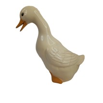 Vintage White Goose Figure 17&quot; Duck Fowl Figurine - £17.43 GBP