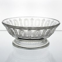 Co-Operative Flint 101 Footed Berry Sauce Bowl, Antique 1881 EAPG Duncan 4&quot; Rare - £32.24 GBP