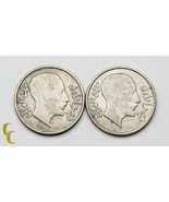 1931 Iraq 50 Fils Silver Coins Lot of 2 KM# 100 - $1,799.37 MXN