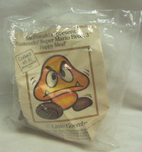 Vintage Nintendo Super Mario Bros. 3 Little Goomba 2&quot; Action Toy Mc Donald&#39;s New - £11.47 GBP