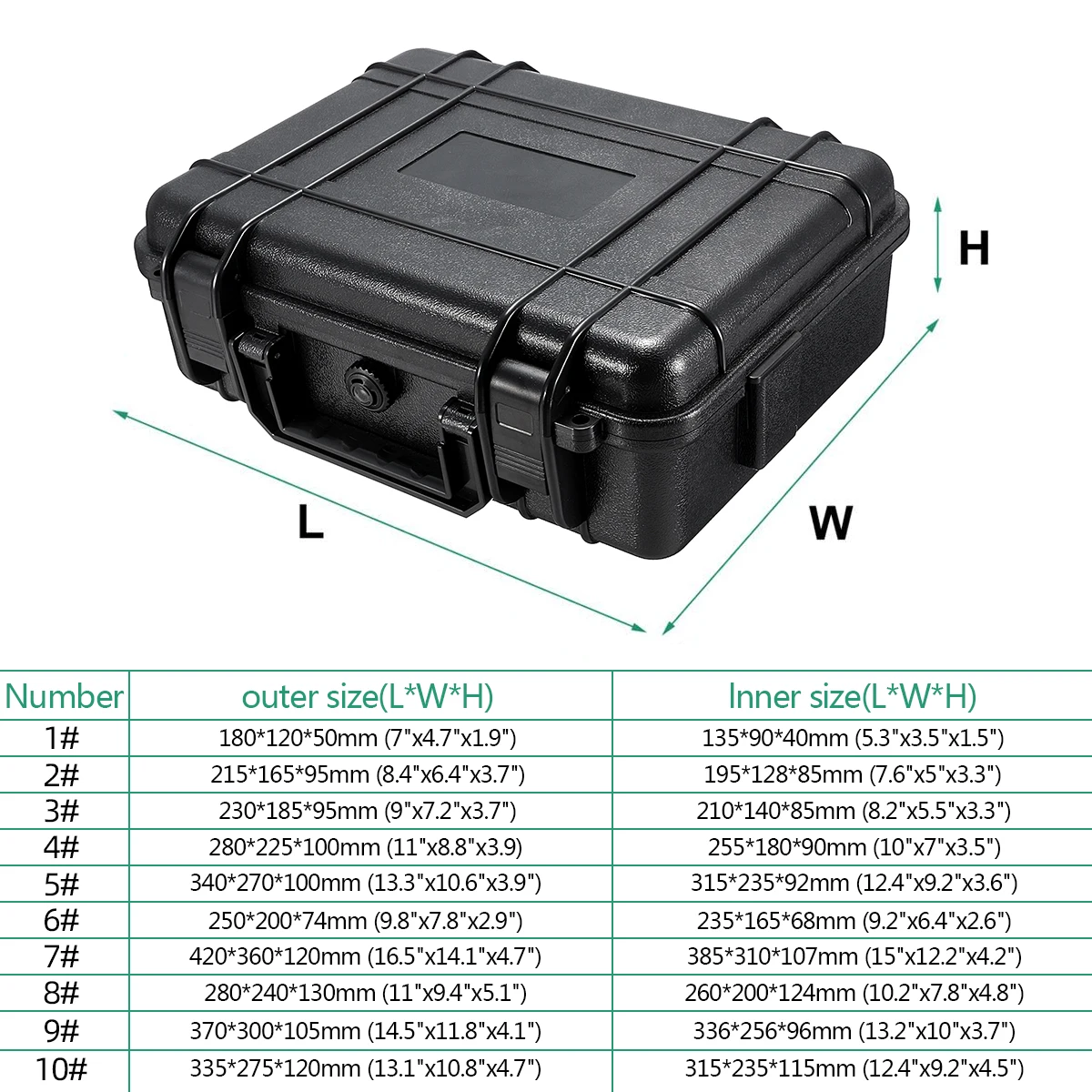 7 Sizes Waterproof Hard Carry Case Bag Tool Kits with Sponge Storage Org... - $549.62