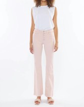 Kancan high rise flare jean in PINK - size 11/29 - £23.24 GBP