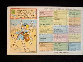 Busy Person&#39;s Correspondence ~ Pin Up Post Woman ~ Toledo OH 1935 - $6.92