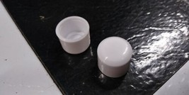 2 White 5/8 Sissybar End Caps for Murray Eliminator Mark II Muscle Bike ... - $9.95