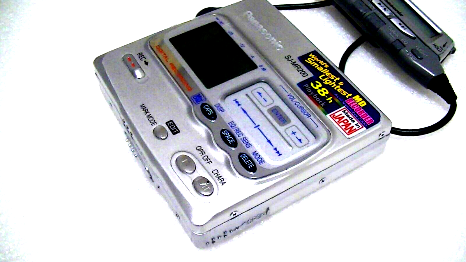 ポータブルMDレコーダー　パナソニック　SJ-MR200-S Amazon.co.jp: Panasonic パナソニック SJ-MR200-A ブルー