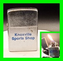 Vintage Knoxville Sport Shop Cigarette Lighter With Zippo Insert - Working Order - £19.46 GBP