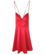 B. Darlin Silk Red Cocktail Party Mini Dress backless - Women&#39;s Size 3/4 XS - £117.54 GBP