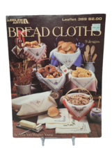 Leisure Arts Cross Stitch Pattern Book Bread Cloths 9 Designs Leaflet 38... - £6.19 GBP