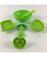 Play-Doh Kitchen Creations Salad Sandwich Replacement Parts Mold Tools H... - £13.39 GBP