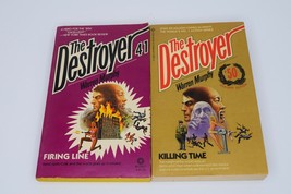 Lot of 2 Vintage The Destroyer Paperback Books  #41 &amp; #50 by Warren Murphy - £7.75 GBP