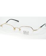 OVAL Takumi Motif TO-203 F-Ti-P Or Lunettes Monture 47-21-135mm Japon - $73.60