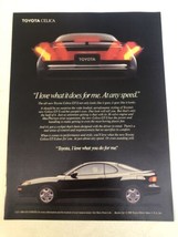 1989 Toyota Celica Car  Vintage Print Ad pa8 - £6.86 GBP