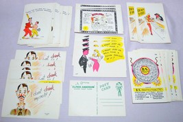 Variety of 50+ Vintage Elmer Anderson Comic Post Cards 1950s Risque Adult Humor - £15.52 GBP