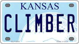 Climber Kansas Novelty Mini Metal License Plate Tag - £11.76 GBP