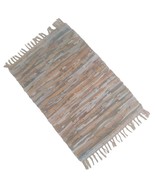 Leather Hearth Rug for Fireplace Fireproof Mat 60x90cm (Beige) - €79,90 EUR