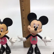2 Disney Minnie Mouse Dress Up Snap N Style Lot + Small Minnie Figure - £11.40 GBP