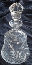 Beautiful Crystal Liquor Decanter - Very Good Condition - Solid Stopper - PRETTY - £54.50 GBP