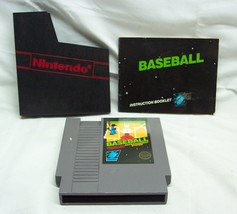 BASEBALL NES Nintendo Video Game Cart Cartridge Dust Cover Manual 1985 B... - £19.46 GBP