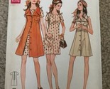 Vintage 1960s Butterick 5686 Semi Fitted Dress &amp; Jumper Pattern 16 Uncut - $21.49