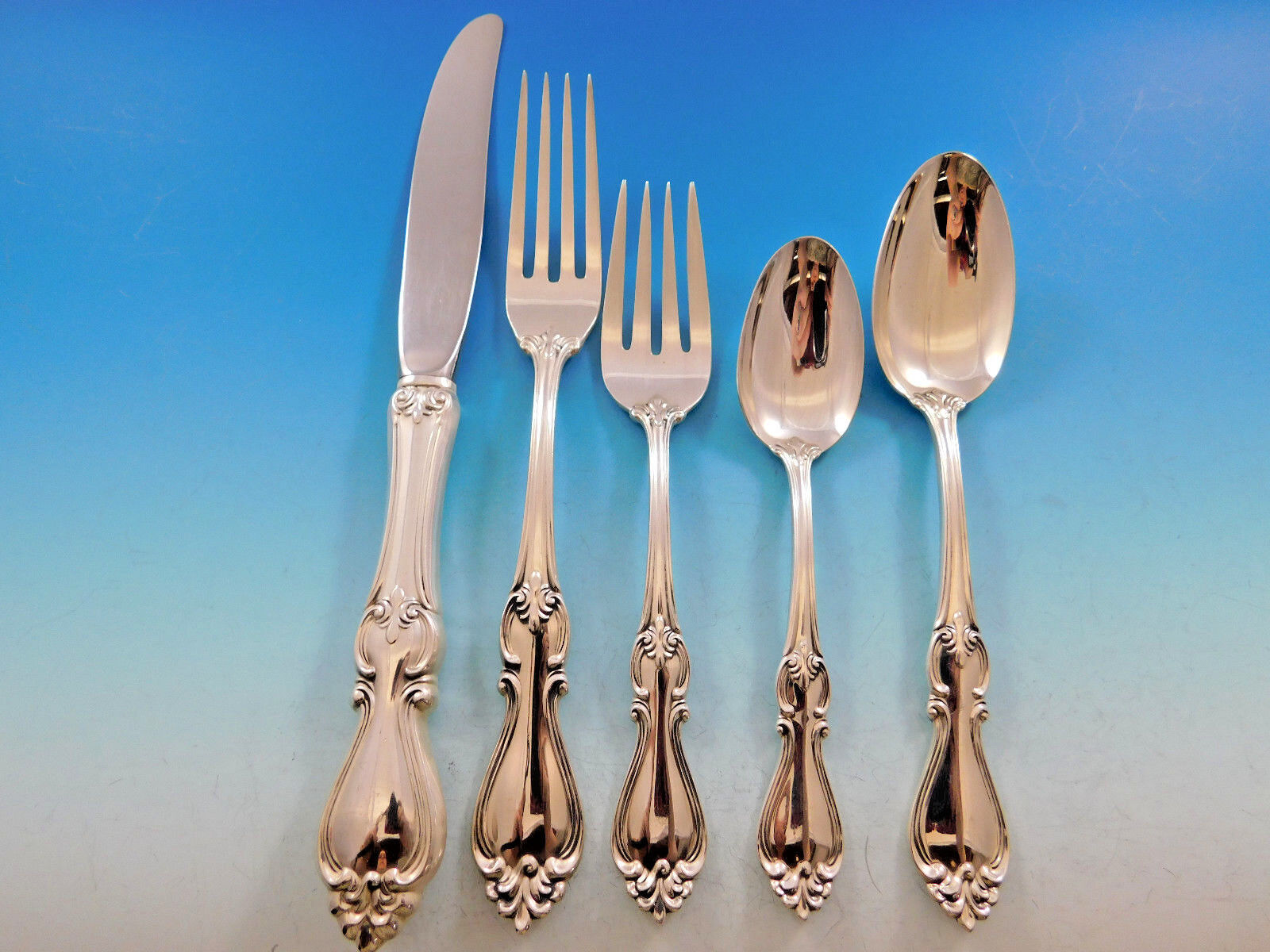 Queen Elizabeth I by Towle Sterling Silver Flatware Set 8 Service 40 pc Dinner - $4,702.50