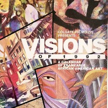 African American Art Calendar Visions Of 1992 Colgate Palmolive Promotio... - $39.99