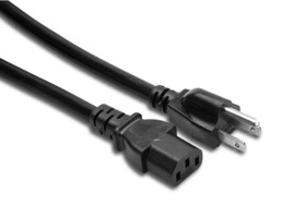 Hosa - PWC-408 - Power Cord - Iec C13 To Nema 5-15P - 8 Ft - £21.78 GBP