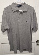 Polo Ralph Lauren Mens Shirt Size Large Heathered Gray Vintage - $17.79