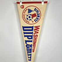 Washington Diplomats VTG NASL 30 x 12 Full Size Soccer Pennant Defunct 1970s - $24.45