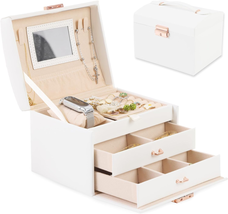 Mother&#39;s Day Gifts for Mom Her Wife, Jewelry Box for Girls Women Jewelry Organiz - £19.75 GBP
