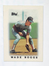Wade Boggs 1988 Topps Mini #1 Boston Red Sox League Leaders Baseball Card - £0.78 GBP