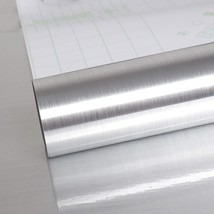 Veelike 15 Point74&quot; X 118 Point11&quot; Silver Stainless Steel Contact Paper Is Rust - $35.96