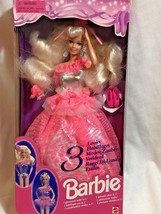 Barbie 3 Looks Barbie Doll 3 Outfits in 1 Mattel# 12339 Edition 1994 Vintage NIB - £24.79 GBP