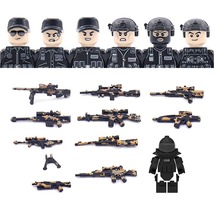 6PCS Modern City SWAT Ghost Commando Special Forces Army Soldier Figures K112A - £17.52 GBP