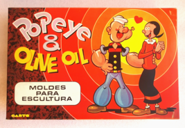 Popeye &amp; Olive Oil Game ✱ Rare Vtg Moulding Mold Set Toy Carto 1980´s ~ Complete - £51.71 GBP