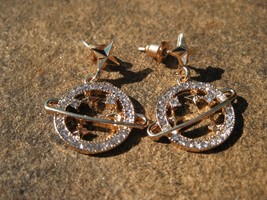 Haunted Solomon&#39;s 4th Pentacle of Jupiter for Riches and Wealth Earrings - $23.33