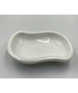 Vintage Anchor Hocking Prescut White Milk Glass Soap Dish - $8.14