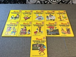Disney’s Wonderful Works of Knowledge Books 1,4,6,7,9,13,18,19,20,21,22- 1982 - $32.71