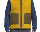 The North Face Men&#39;s Royal Arch Full Zip Fleece Vest Gold-Olive-Blue-XL - $69.99