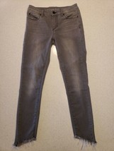 Articles Of Society Raw Hem Jeans Womens 26 Sammy Nashville Wash 5 Pocket Skinny - £13.08 GBP