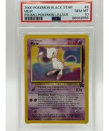 2000 POKEMON PROMO BLACK STAR POKEMON LEAGUE #8 MEW PSA 10 - $371.24