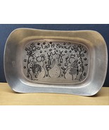Wilton Armetale Susan Winget Serving Bread Tray Let It Snow Holiday - $270.72 MXN