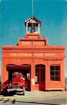 Chrome Postcard NV C394 Storey County Fire Department Virginia City Nevada - £3.14 GBP