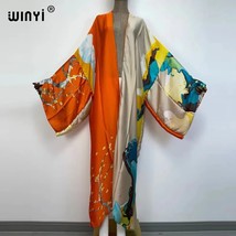 Kimonos verano Women sukienka Print Long Sleeve Cardigan Female Blouse Loose Cas - £96.25 GBP