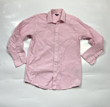 Tommy Hilfiger Shirt Mens Size 20 Long Sleeve Button Down Pink Check - $16.82