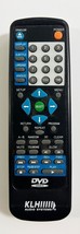 KLH Audio System KF8000A Remote Control for DVD Player - $12.59