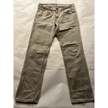 Levis 541 Pants Casual Straight Leg Tan Khaki Cotton Canvas Size 34x34 Y... - $24.75